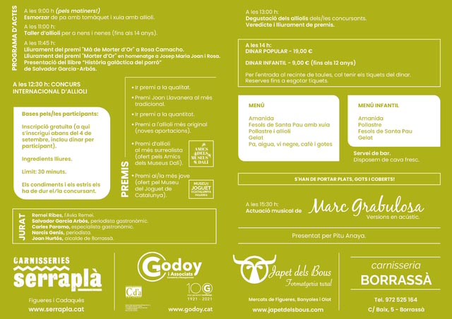 Fira Festa Allioli Creixell 2025